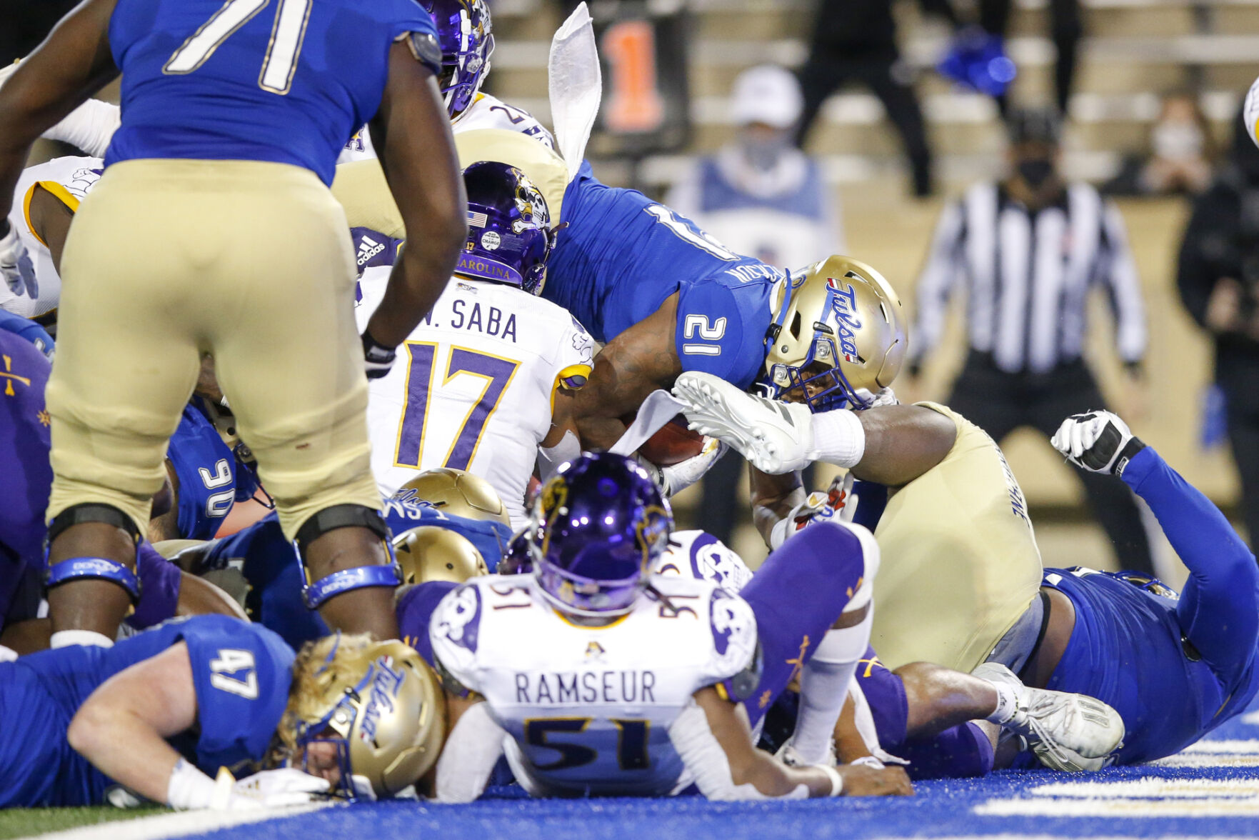 Tulsa Golden Hurricane vs East Carolina Pirates